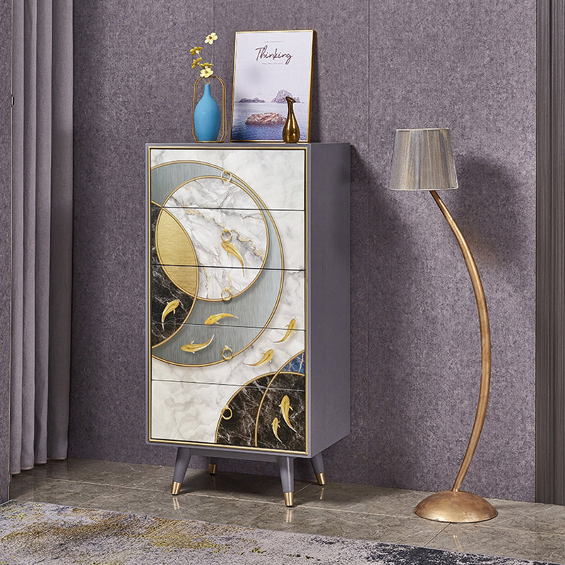 15.6-inch W Storage Chest Classic Glam Storage Chest Dresser