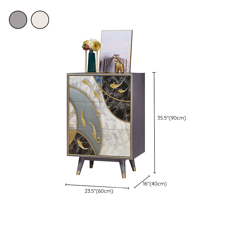 15.6-inch W Storage Chest Classic Glam Storage Chest Dresser