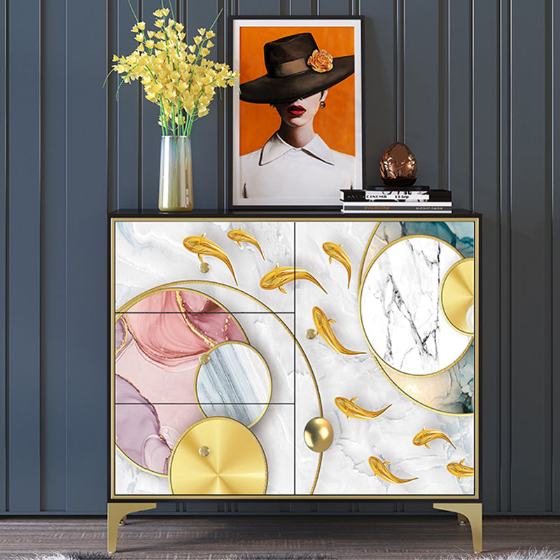 14.04-inch Width Classic Glam Storage Chest Solid Wood Storage Chest Dresser