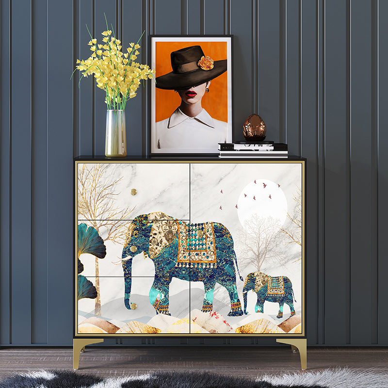 14.04-inch Width Classic Glam Storage Chest Solid Wood Storage Chest Dresser