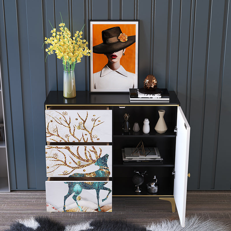 14.04-inch Width Classic Glam Storage Chest Solid Wood Storage Chest Dresser