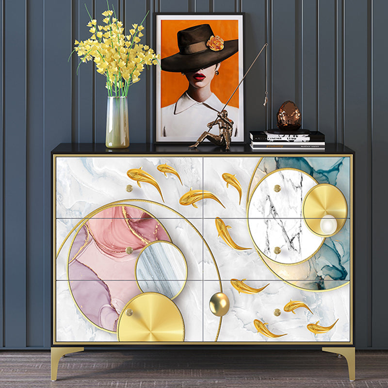 14.04-inch Width Classic Glam Storage Chest Solid Wood Storage Chest Dresser