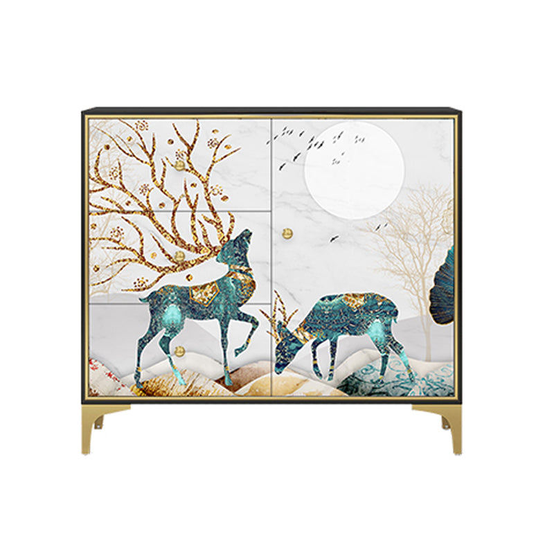 14.04-inch Width Classic Glam Storage Chest Solid Wood Storage Chest Dresser