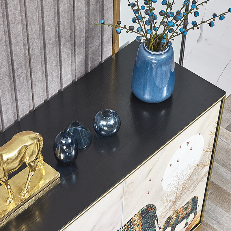 14.04-inch Width Classic Glam Storage Chest Solid Wood Storage Chest Dresser