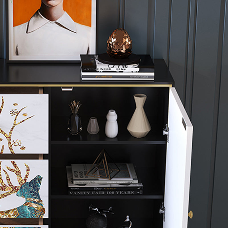 14.04-inch Width Classic Glam Storage Chest Solid Wood Storage Chest Dresser