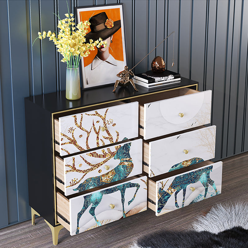 14.04-inch Width Classic Glam Storage Chest Solid Wood Storage Chest Dresser