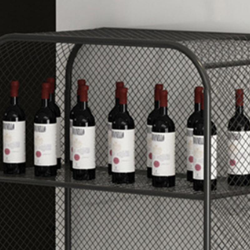 Industrial Standard Bookcase Metal 3 Shelves Closed Back Bookshelf