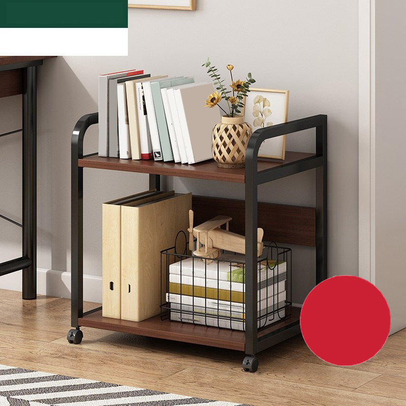 Contemporary Standard Shelf Bookcase Engineered Wood Open Bookcase