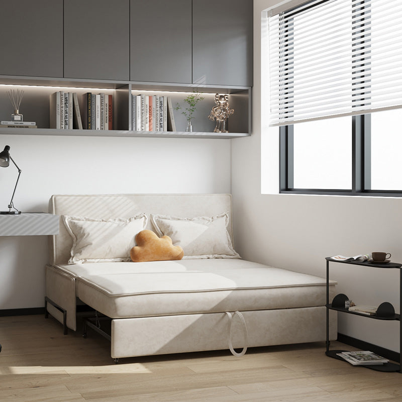 Pillow Included Sofa Futon Armless Cushion Back Sleeper Sofa