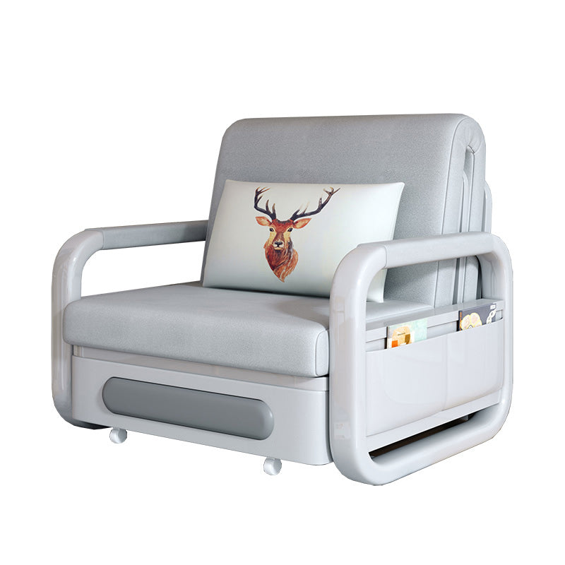 Pillow Included Sofa Futon Cushion Back Square Arm Convertible Sofa