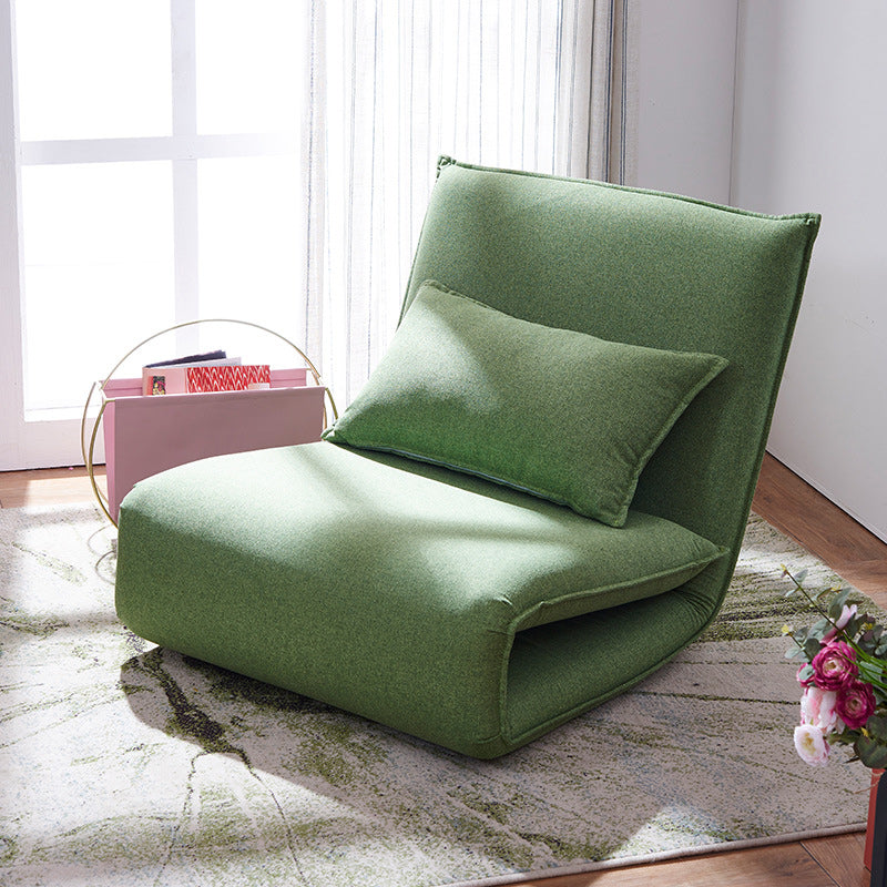 Scandinavian Pillow Included Sofa Futon Armless Convertible Sofa