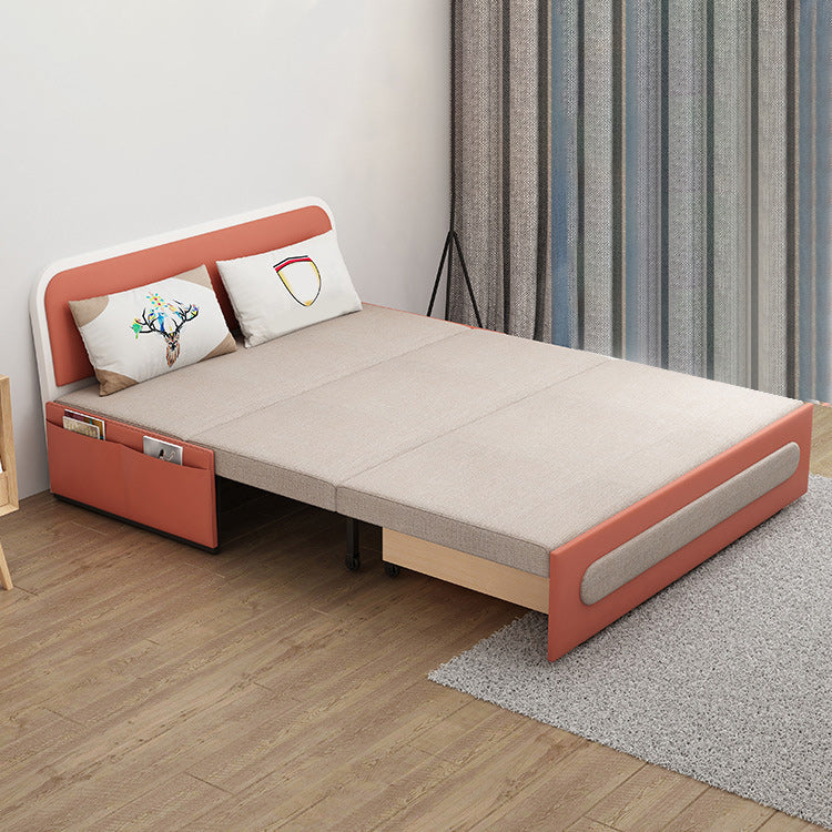 Pillow Included Sofa Futon Armless Cushion Back Convertible Sofa