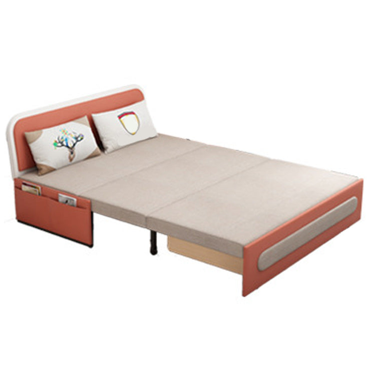 Pillow Included Sofa Futon Armless Cushion Back Convertible Sofa