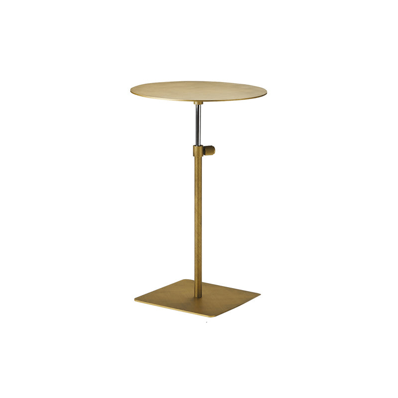 Stainless Steel Pedestal Cocktail Table Round/ Square Top Coffee Table