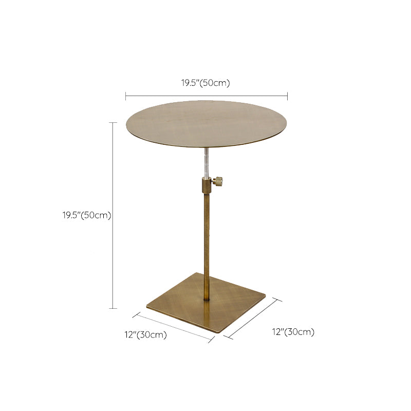 Stainless Steel Pedestal Cocktail Table Round/ Square Top Coffee Table