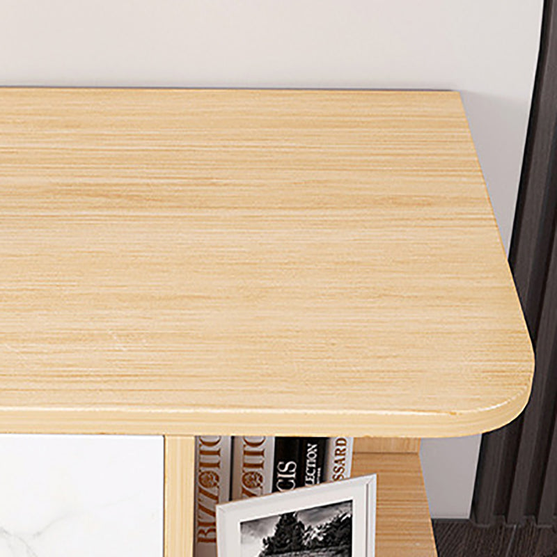 Scandinavian Coffee Table with Shelves and 1 Drawer Cocktail Table