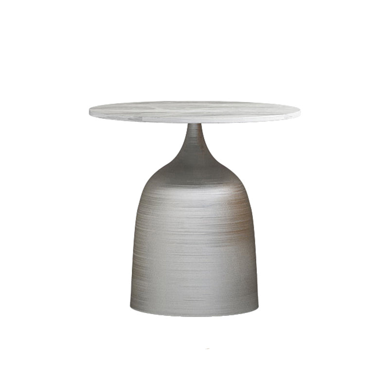 Mid-Century Round Side End Table Pedestal Base Type Sofa Table