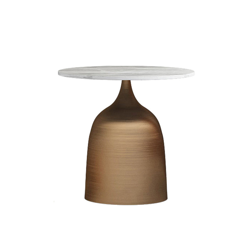 Mid-Century Round Side End Table Pedestal Base Type Sofa Table