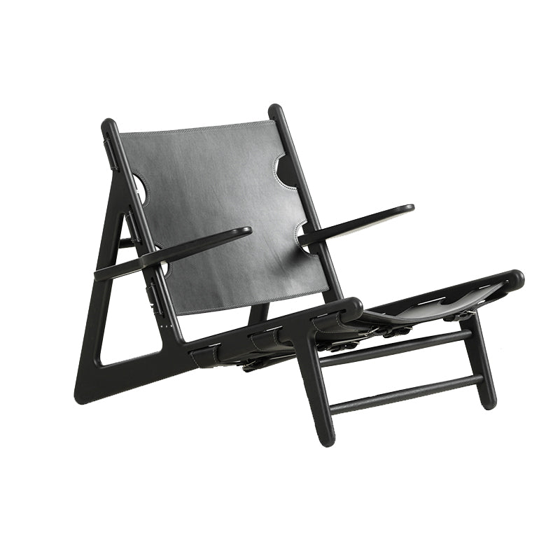 Reclining Lounge Chair Solid Wood Frame Chair for Living Room