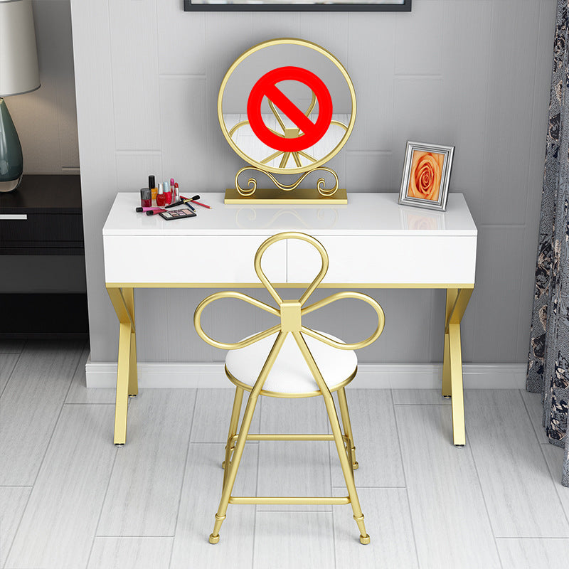 Glam Make-up Vanity 15.74" Wide Vanity Tables with 2 Storage Drawers