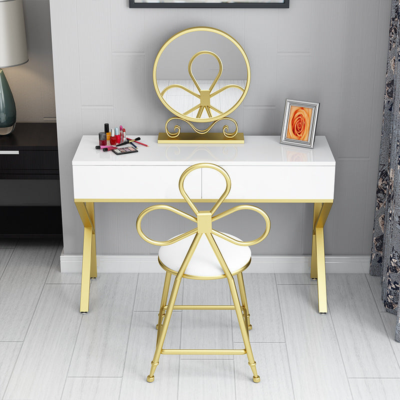 Glam Make-up Vanity 15.74" Wide Vanity Tables with 2 Storage Drawers