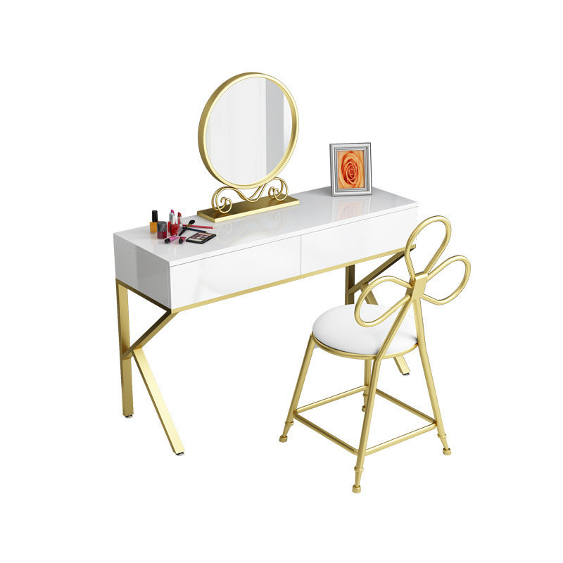 Glam Make-up Vanity 15.74" Wide Vanity Tables with 2 Storage Drawers