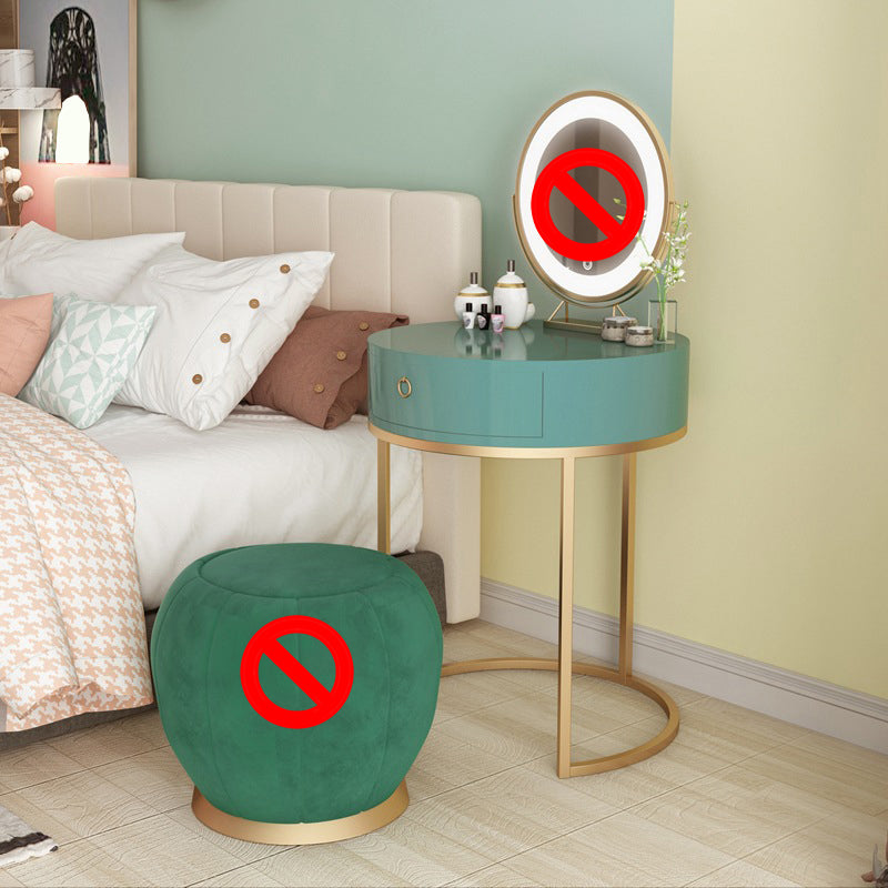 Glam Make-up Vanity 31.49" Wide Vanity Tables with 1 Storage Drawer