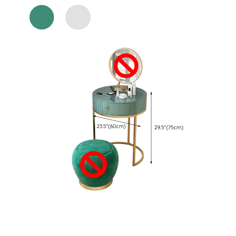 Glam Make-up Vanity 31.49" Wide Vanity Tables with 1 Storage Drawer