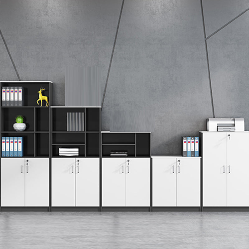 Modern Style Vertical File Cabinet Locking Storage Wood Filing Cabinet for Home Office