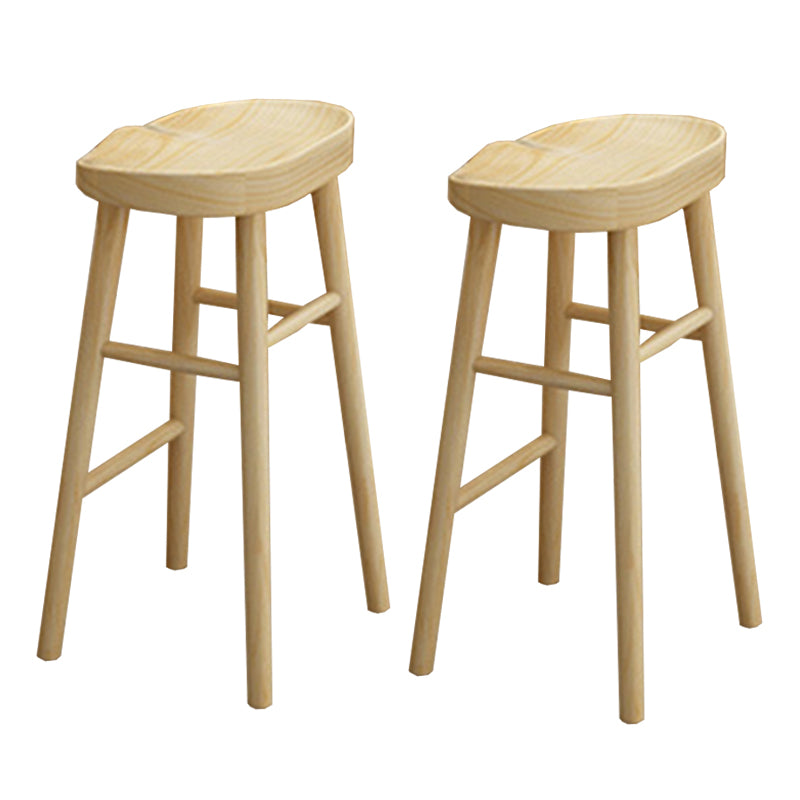 Contemporary 1/2/5/9 Pieces Bar Table Set Rectangle Wooden Bar Table with High Stools