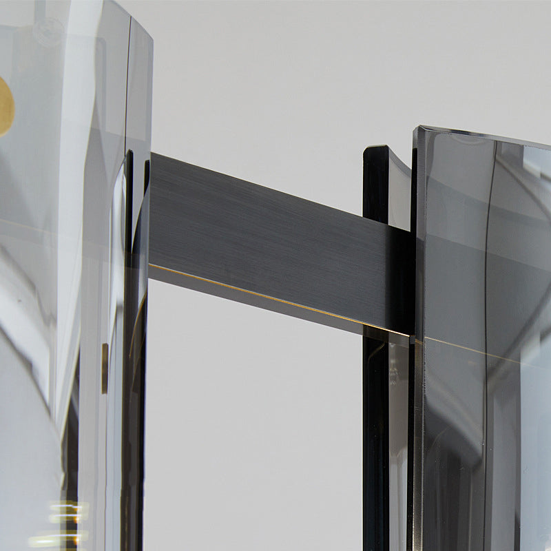 Glass Rectangle Island Light Fixtures Modern Multiple-Light Island Pendant