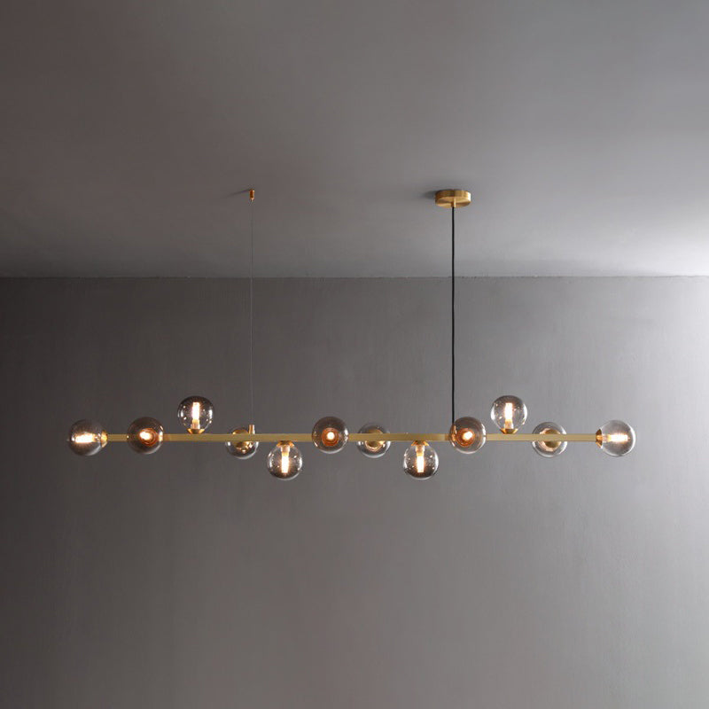 Contemporary Island Light Glass Hanging Light for Dining Room