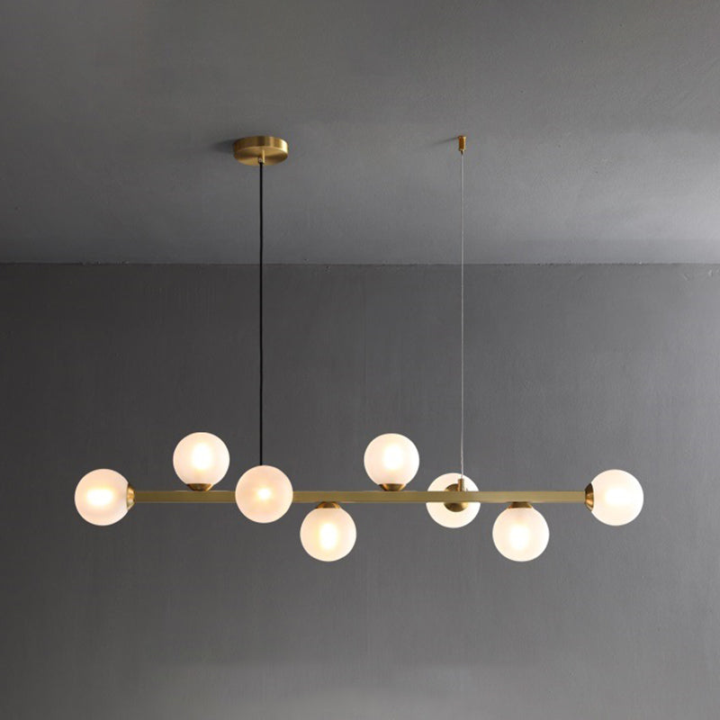 Contemporary Island Light Glass Hanging Light for Dining Room
