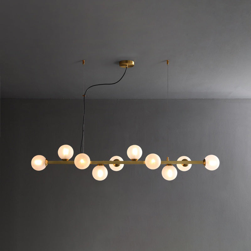 Contemporary Island Light Glass Hanging Light for Dining Room