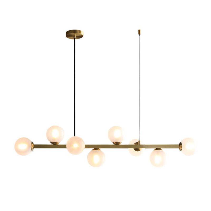 Contemporary Island Light Glass Hanging Light for Dining Room