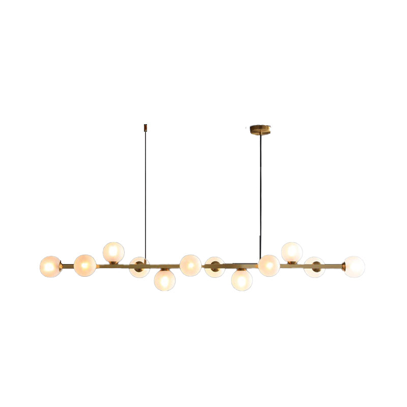 Contemporary Island Light Glass Hanging Light for Dining Room