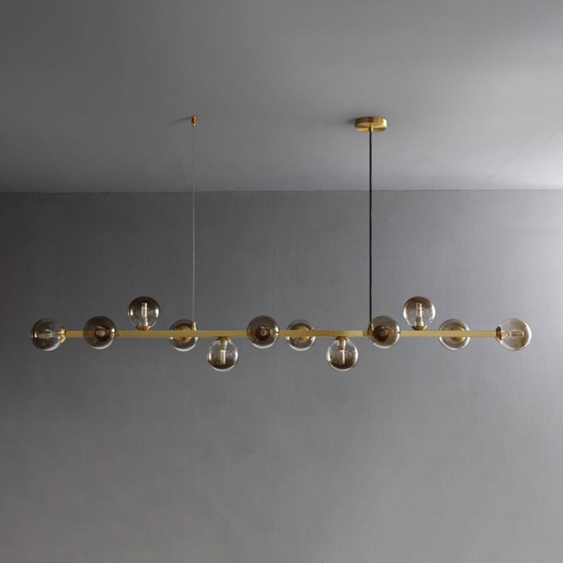 Contemporary Island Light Glass Hanging Light for Dining Room