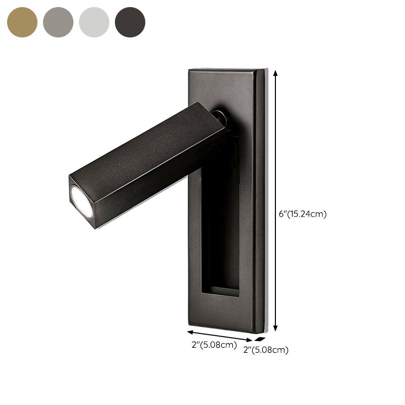 1 Light Modern Style Wall Sconce Metal Sconce Light for Bedroom