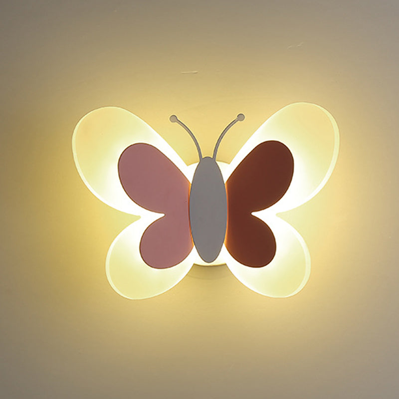 Children Wall Lamp Modern Style Wall Mount Lamp with Acrylic Shade for Kid's Room