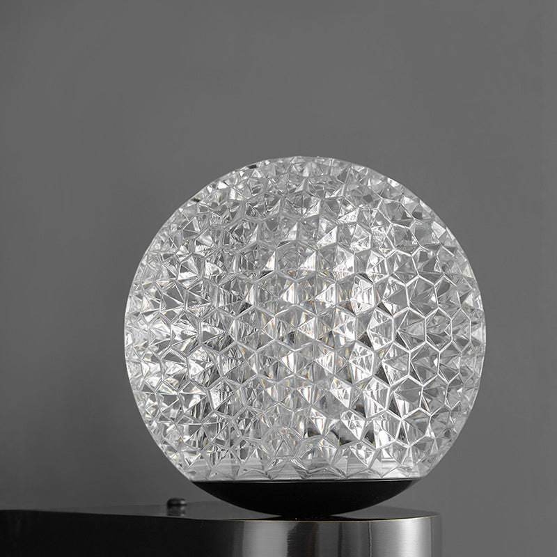 Metal Globe Sconce Light Modern 1-Light Sconce Light Fixture for Bedroom