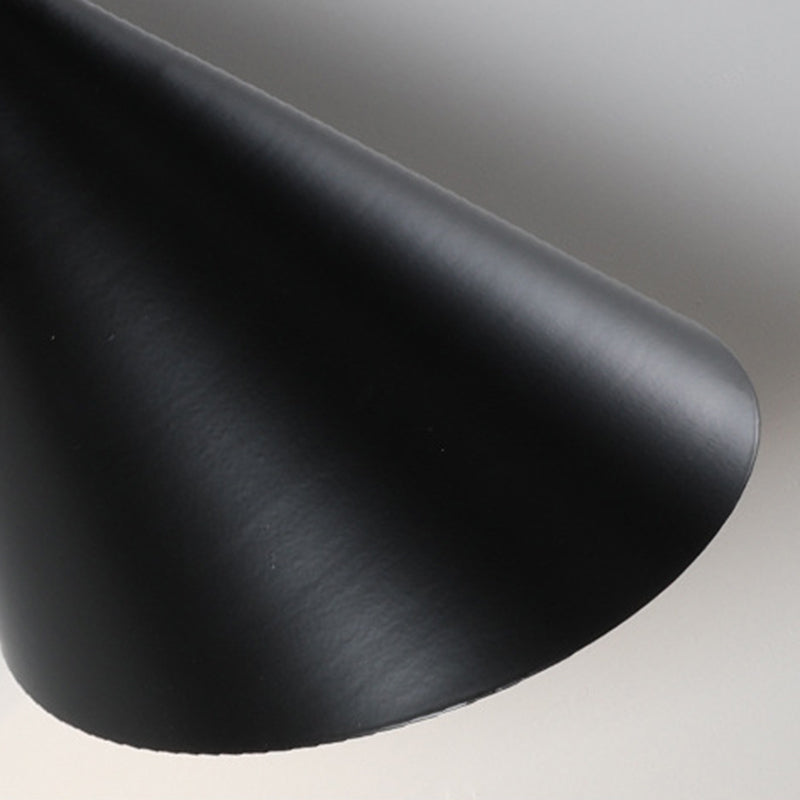 Contemporary Wall Light Black/White Metal Lighting for Living Room