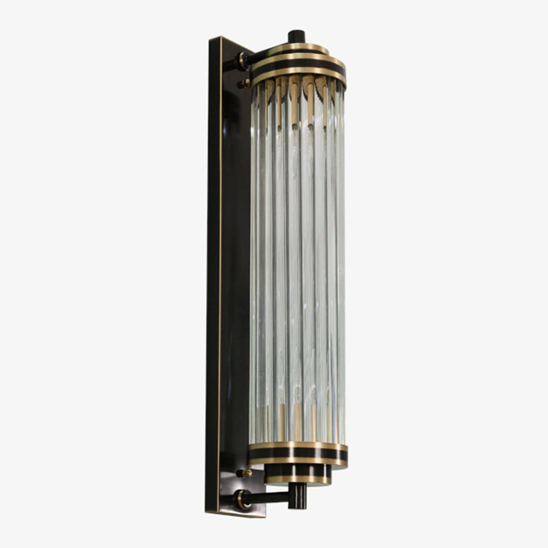 Cylinder Shape Metal Wall Light Modern Style Wall Light Sconce for Living Room