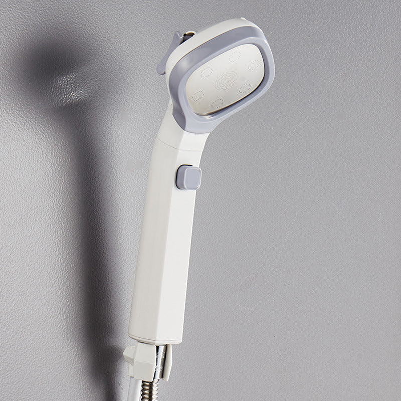 Modern Plastic Shower Head Wall-mounted Shower Head with Adjustable Water Flow
