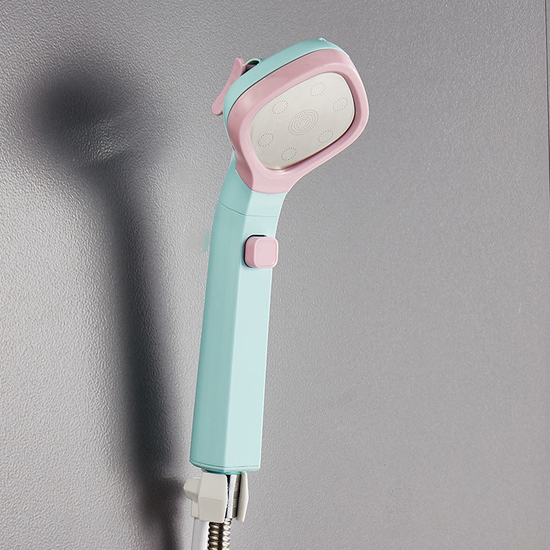 Modern Plastic Shower Head Wall-mounted Shower Head with Adjustable Water Flow