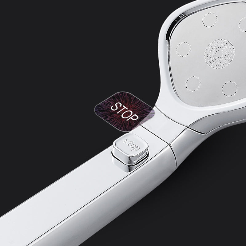 Modern Plastic Shower Head Wall-mounted Shower Head with Adjustable Water Flow