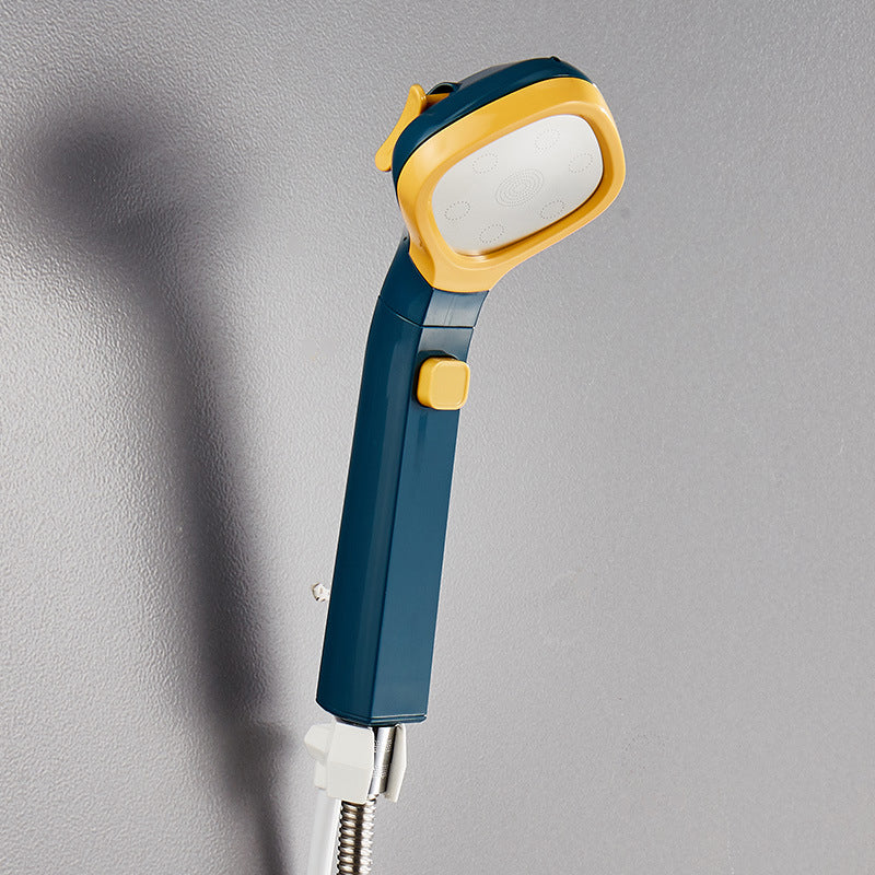Modern Plastic Shower Head Wall-mounted Shower Head with Adjustable Water Flow