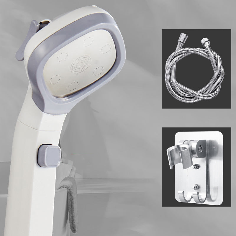 Modern Plastic Shower Head Wall-mounted Shower Head with Adjustable Water Flow