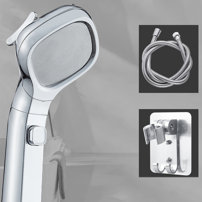 Modern Plastic Shower Head Wall-mounted Shower Head with Adjustable Water Flow