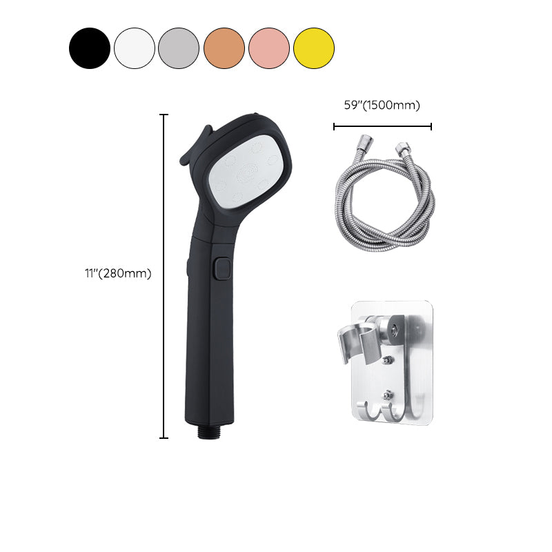 Modern Plastic Shower Head Wall-mounted Shower Head with Adjustable Water Flow
