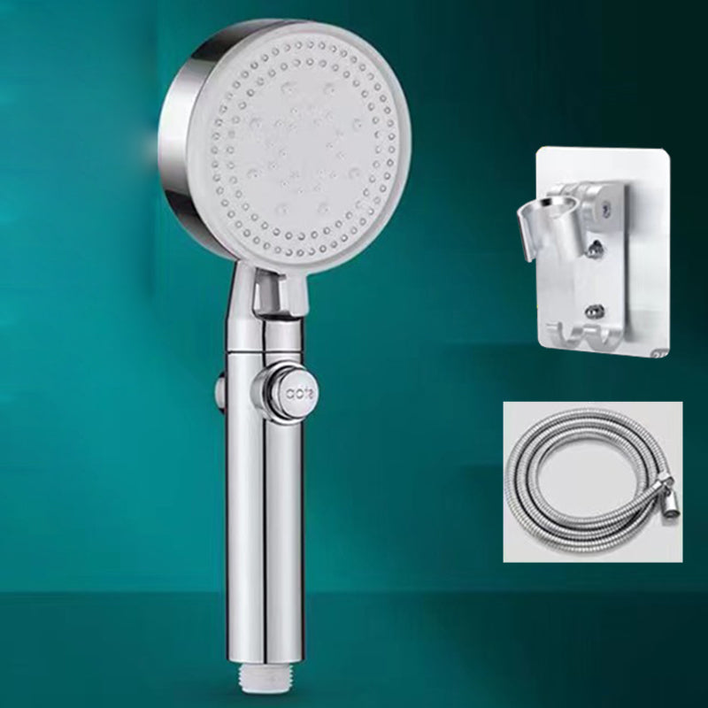 Plastic Bathroom Shower Head Wall-mounted Shower Head with Adjustable Spray Pattern